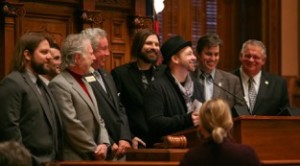 Coy Bowles (Zac Brown Band), David Barbe (Sugar, Drive By Truckers), Chuck Leavell (Rolling Stones), Rep. Ron Stephens, Mac Powell (Third Day), Kristian Bush (Sugarland), Scott Mills (William Mills Agency), Speaker of the House David Ralston